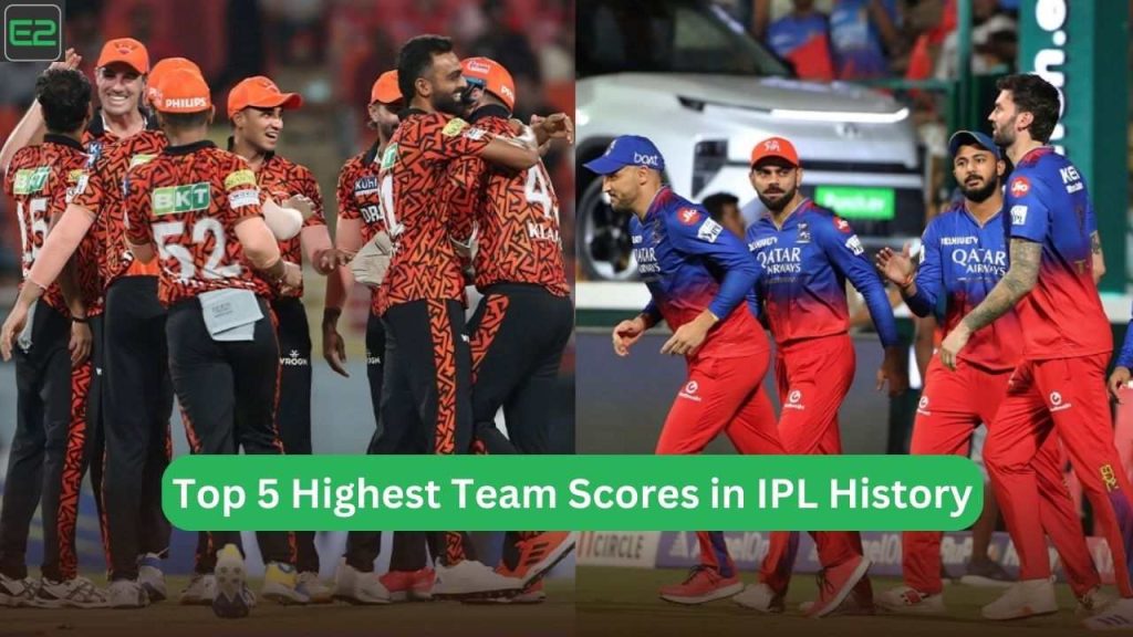 Highest Team Scores in IPL