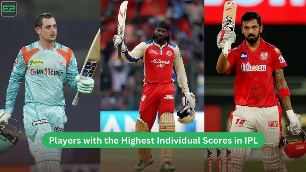 Highest Individual Scores in IPL