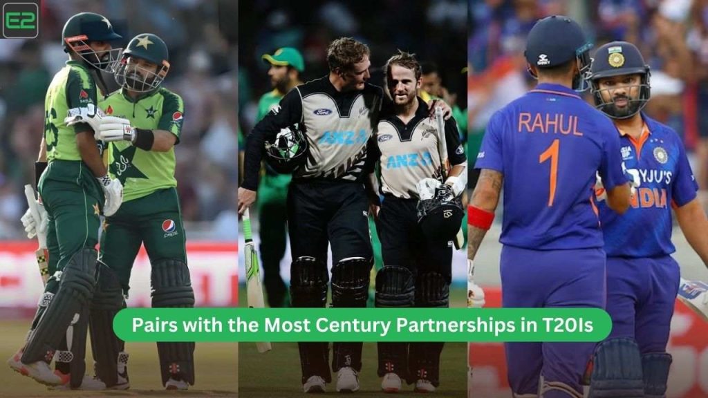 Most Century Partnerships in T20Is