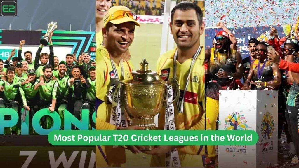 Most Popular T20 Cricket Leagues