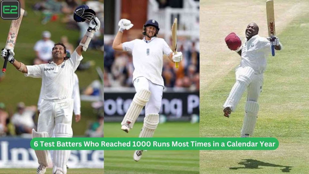 6 Test Batters Who Reached 1000 Runs Most Times in a Calendar Year