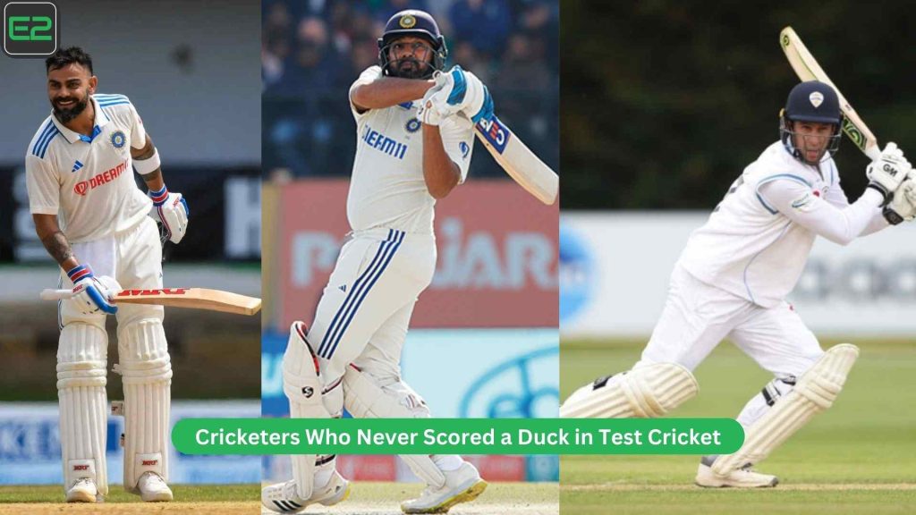 Cricketers Who Never Scored a Duck in Test Cricket