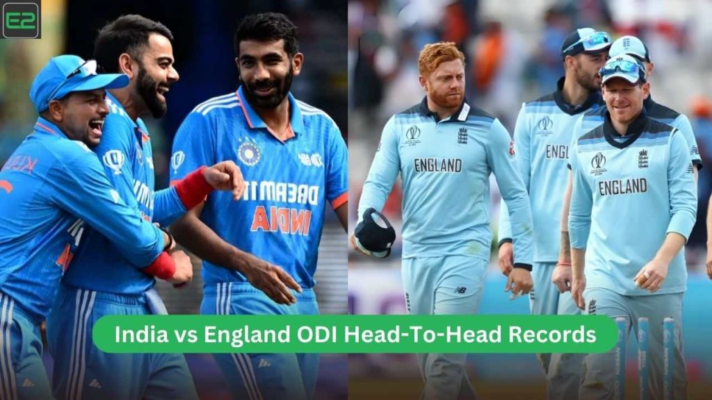 India vs England ODI Head-to-Head