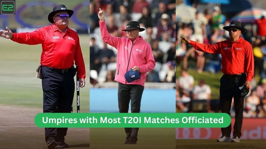 Umpires with Most T20I Matches