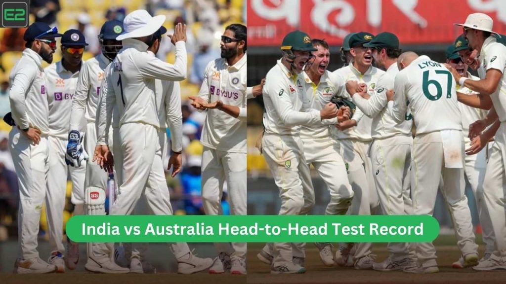 India vs Australia Head to Head Test Record