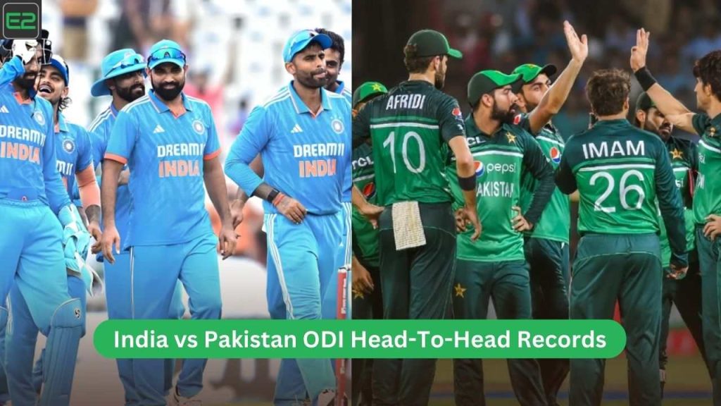 India vs Pakistan ODI Rivalry