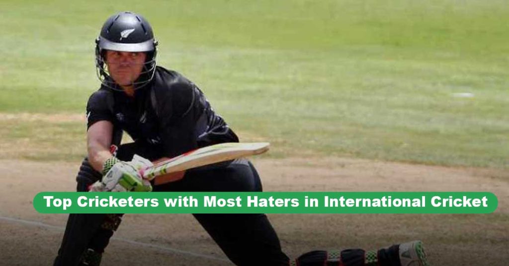 Cricketers with Most Haters