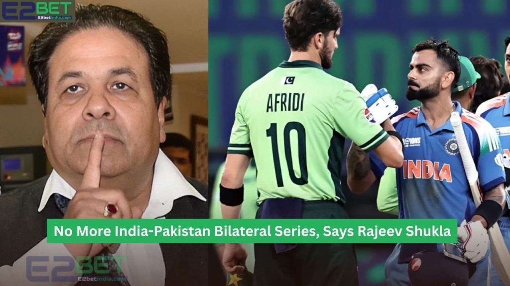 No More India-Pakistan Bilateral Series